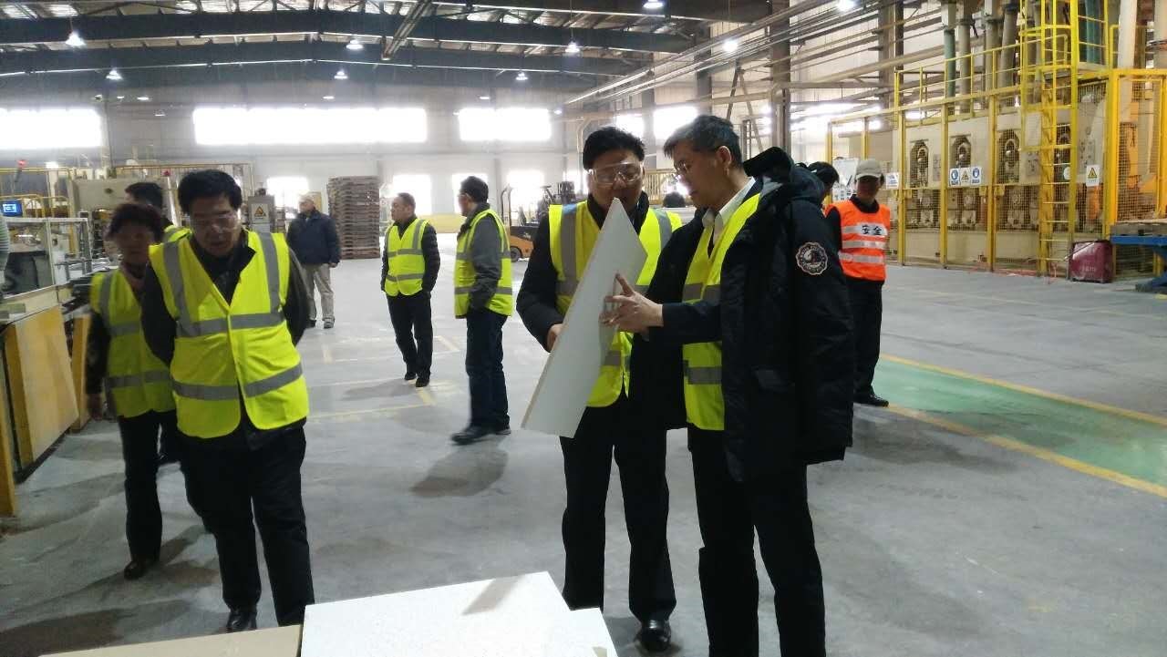 中国绝热节能材料协会韩继先常务副会长一行到公司参观考察